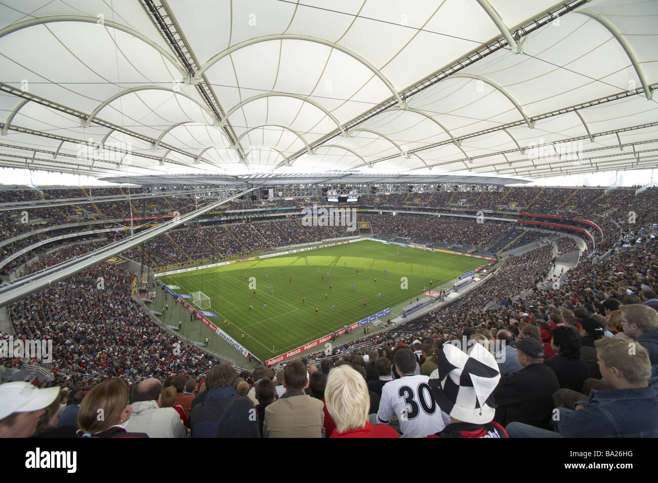 Commerzbank arena football stadium frankfurt hires stock photography