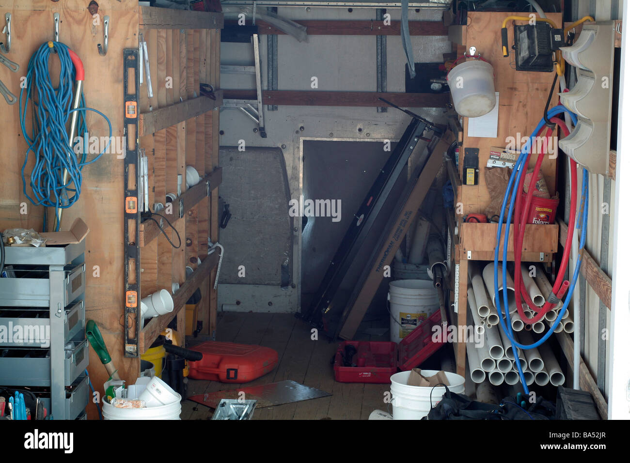 Plumbing van hires stock photography and images Alamy