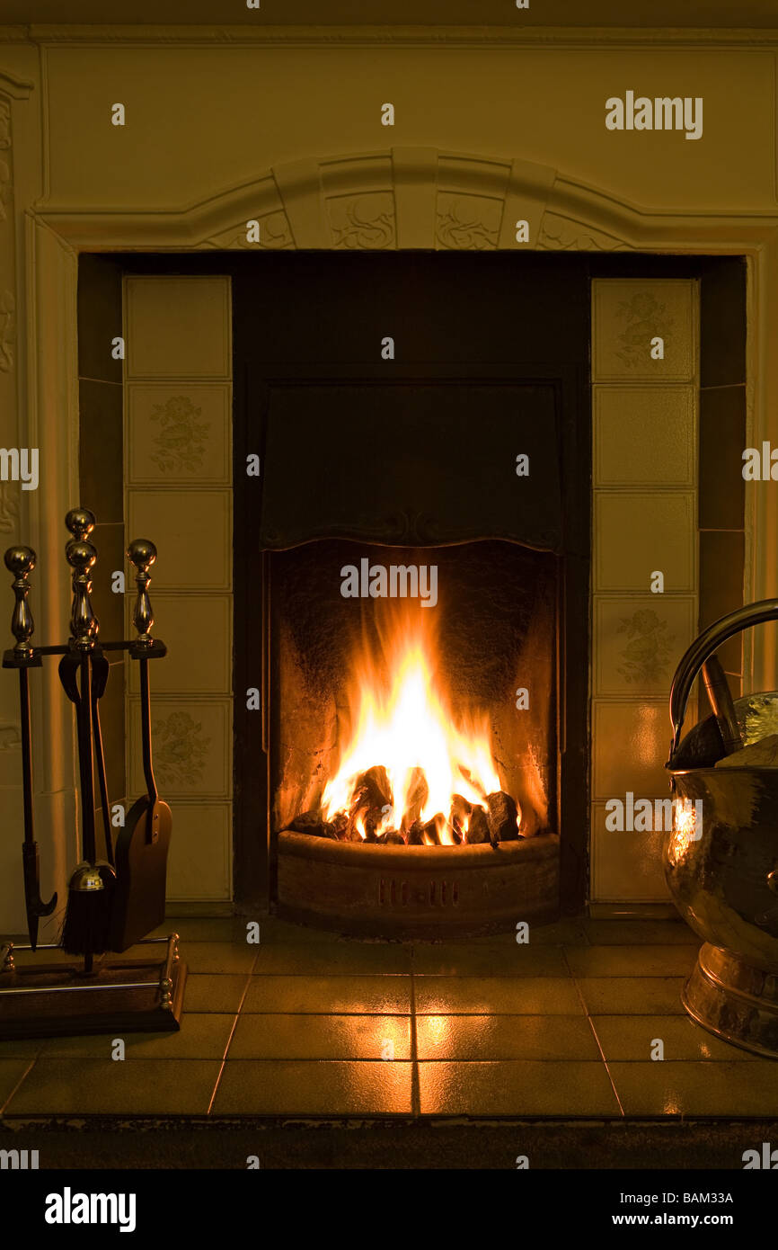 A fireplace Stock Photo Alamy