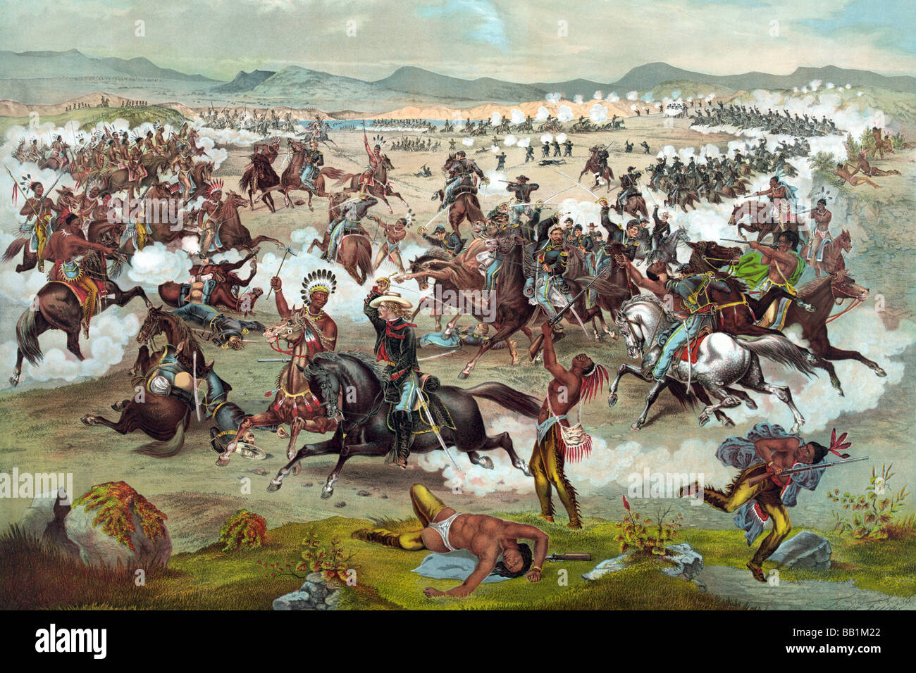 Custer's Last Stand Stock Photos & Custer's Last Stand Stock Images Alamy