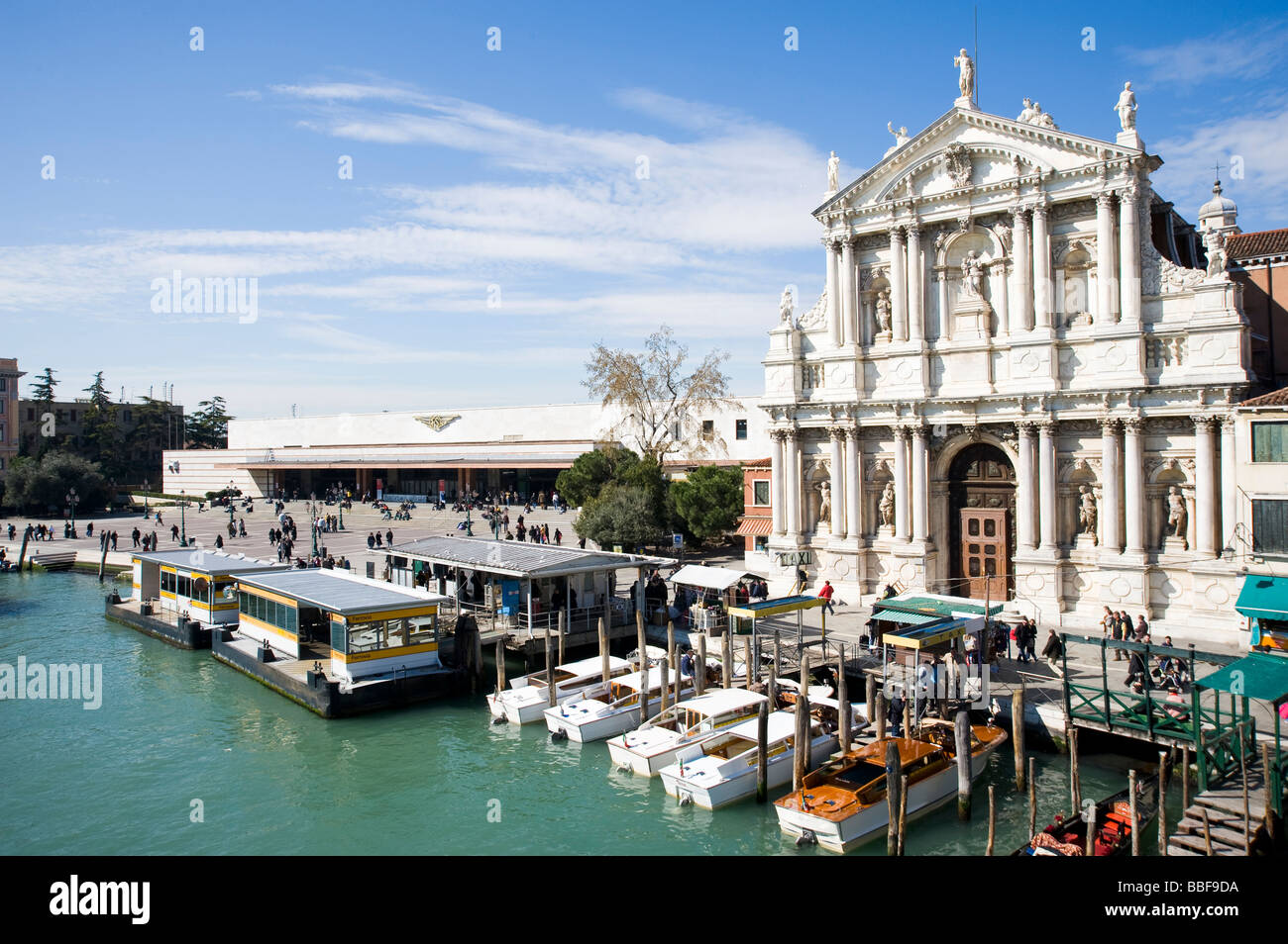 Venice, railway station Stock Photo Alamy