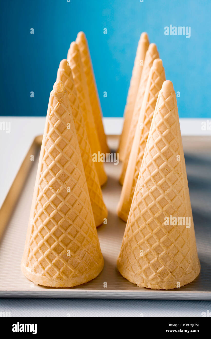 Wafer cones Stock Photo Alamy