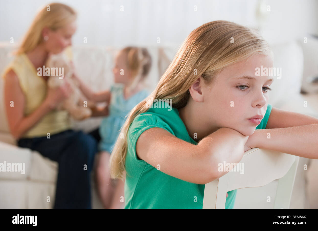 Child feeling left out Stock Photo Alamy