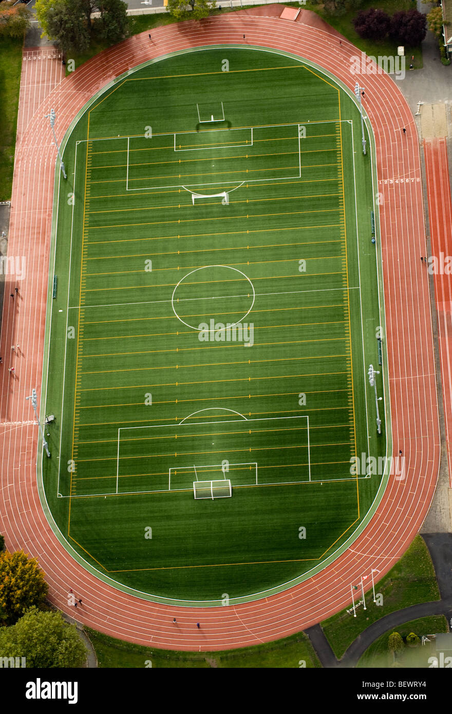 Soccer field aerial hires stock photography and images Alamy