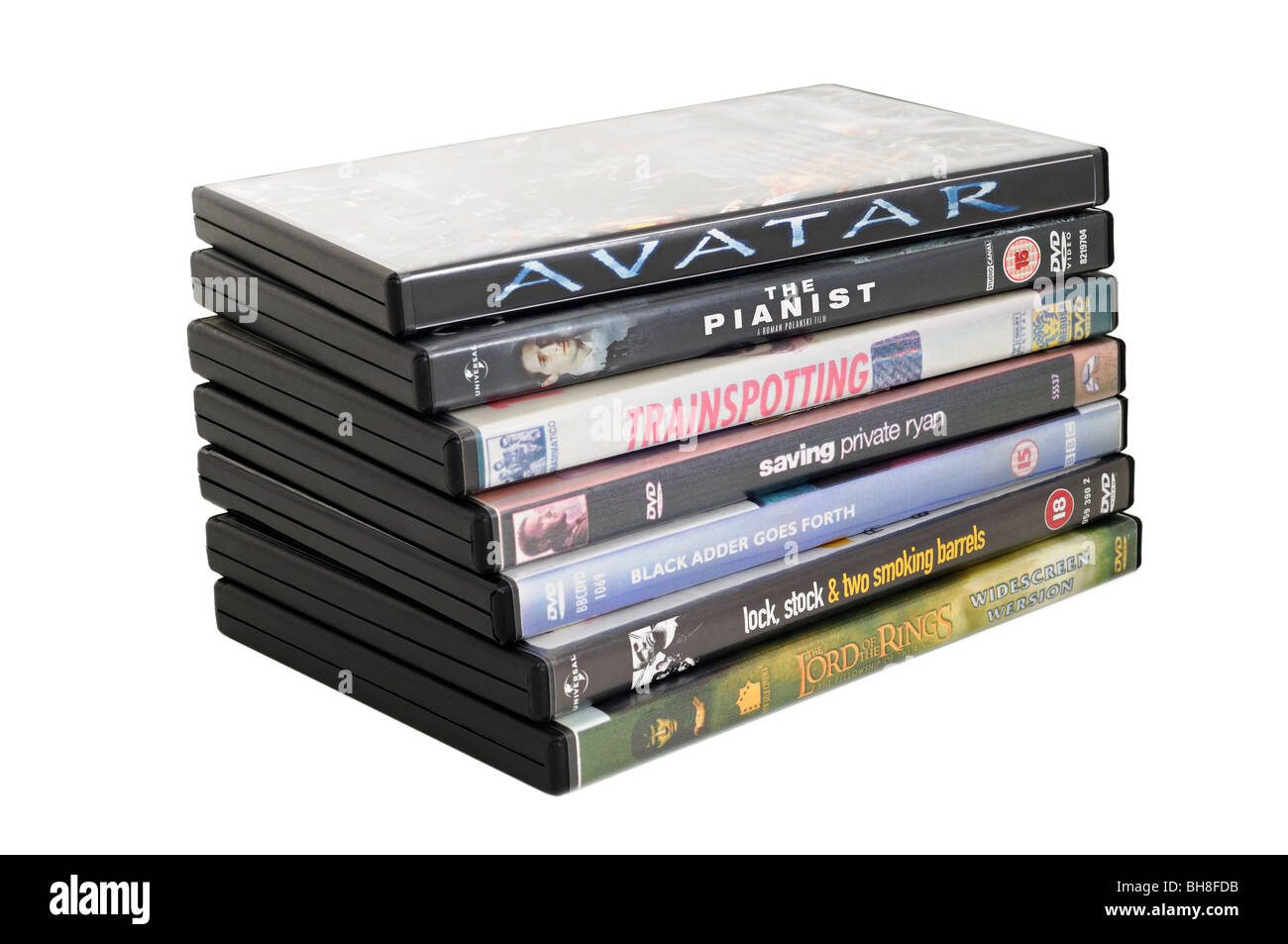 Dvds dvd stack movies hires stock photography and images Alamy
