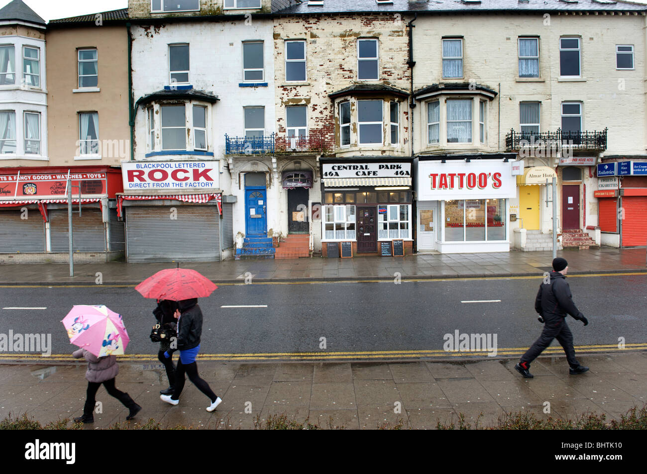 BLACKPOOL town centre Stock Photo Alamy