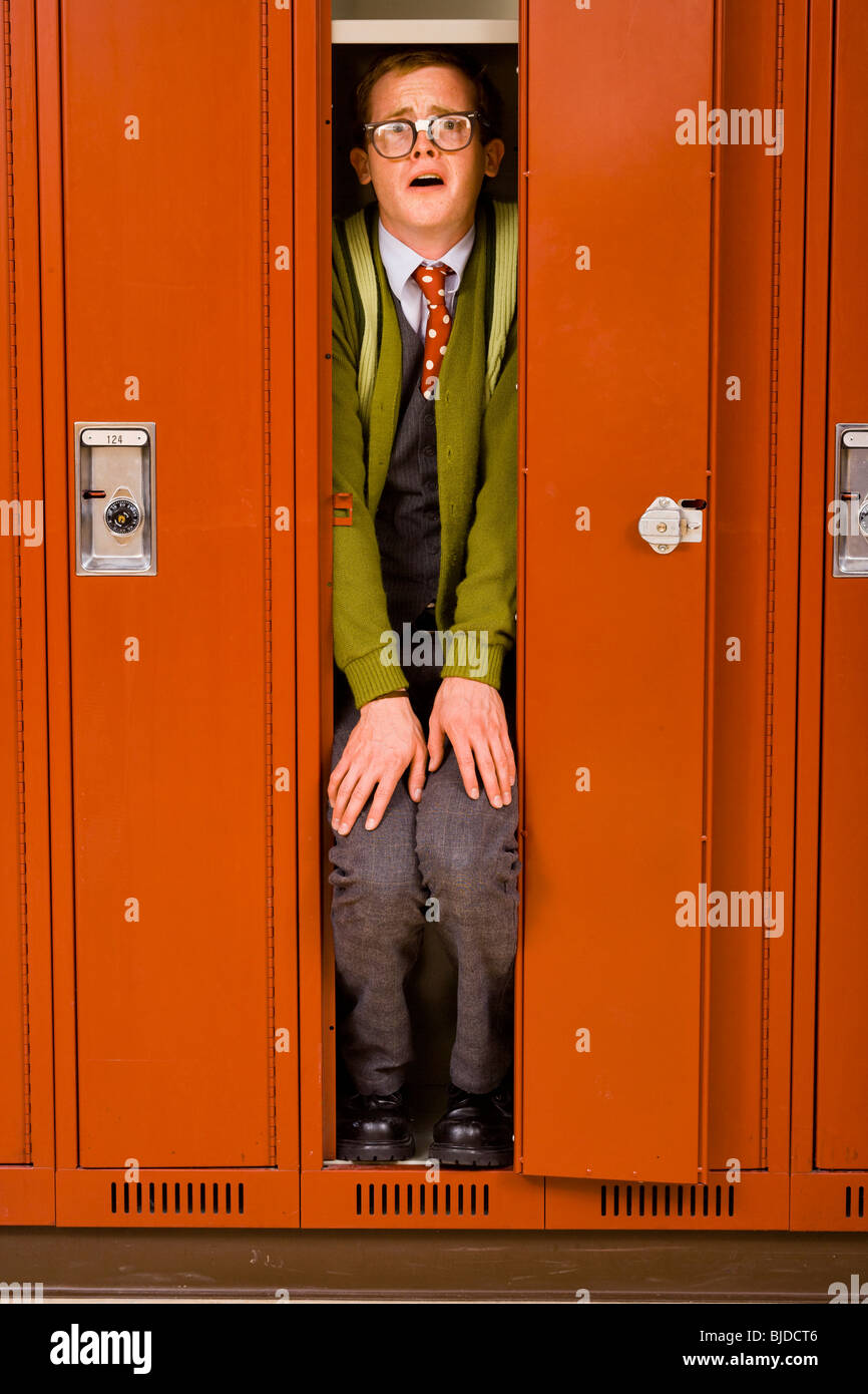 High School Nerd Stock Photo Alamy