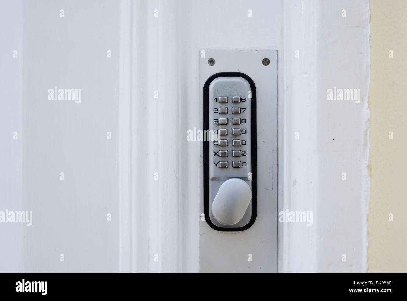 Keypad door security entry system Stock Photo Alamy
