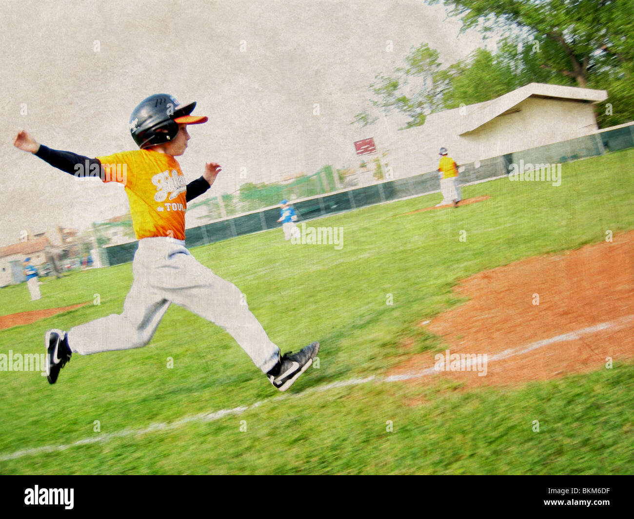 boy playing baseball Stock Photo Alamy