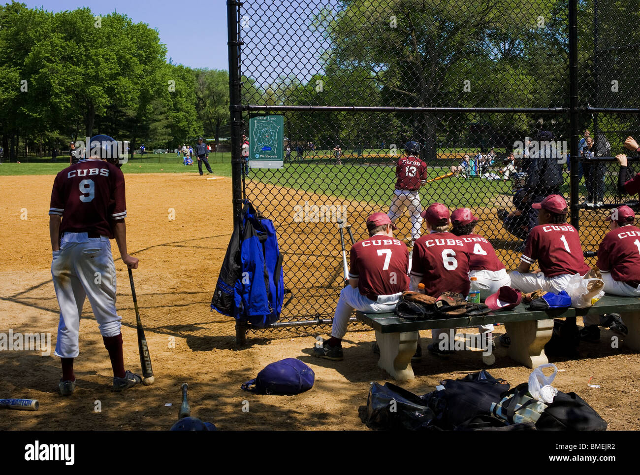 Central park softball hires stock photography and images Alamy
