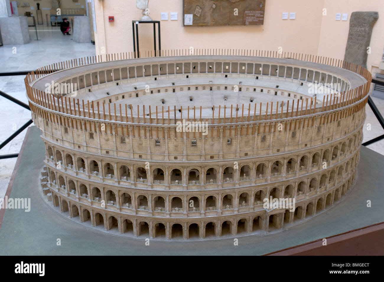 Reconstructive scale model of the Colosseum Stock Photo 29866056 Alamy