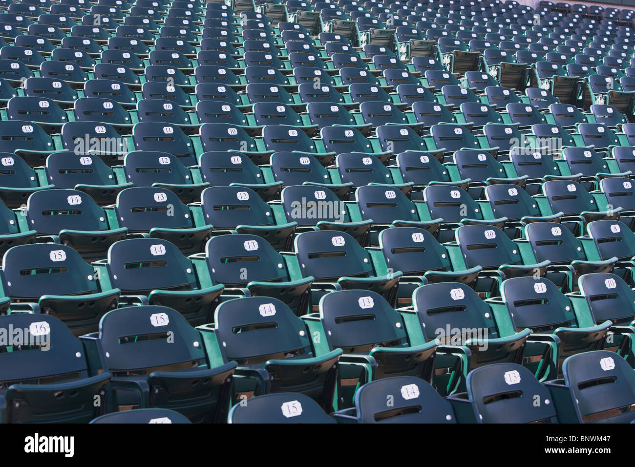 Empty bleacher seats Stock Photo Alamy