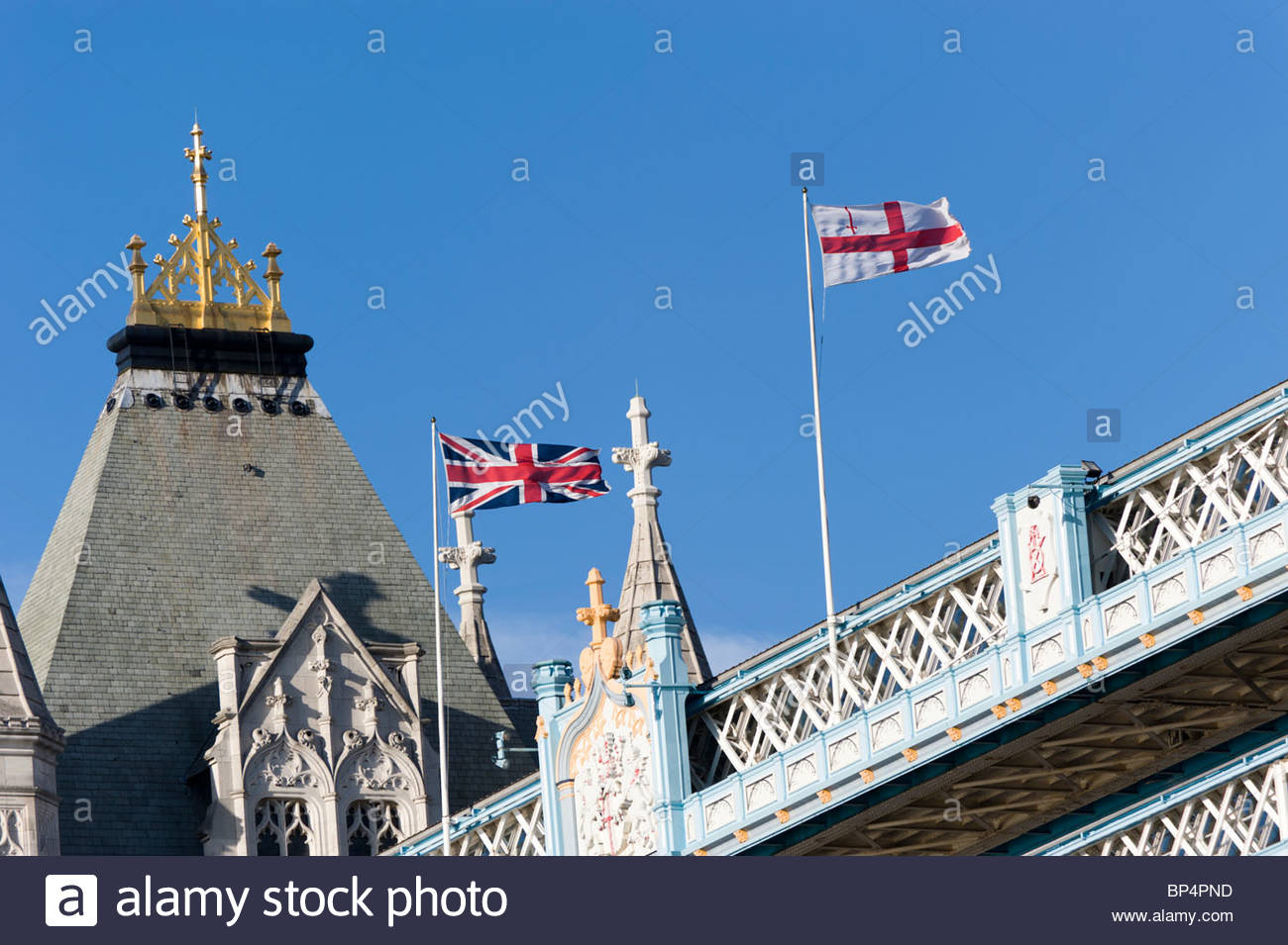 Tower Bridge flags Stock Photo, Royalty Free Image 30838457 Alamy