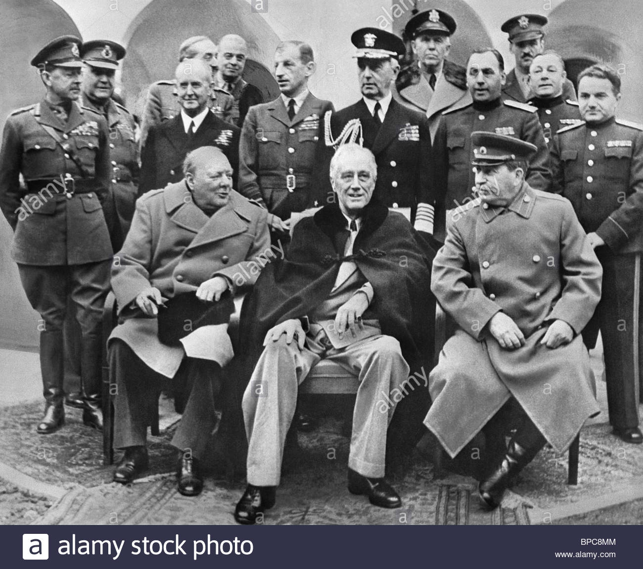 Yalta Conference 1945 Winston Churchill Stock Photos & Yalta Conference