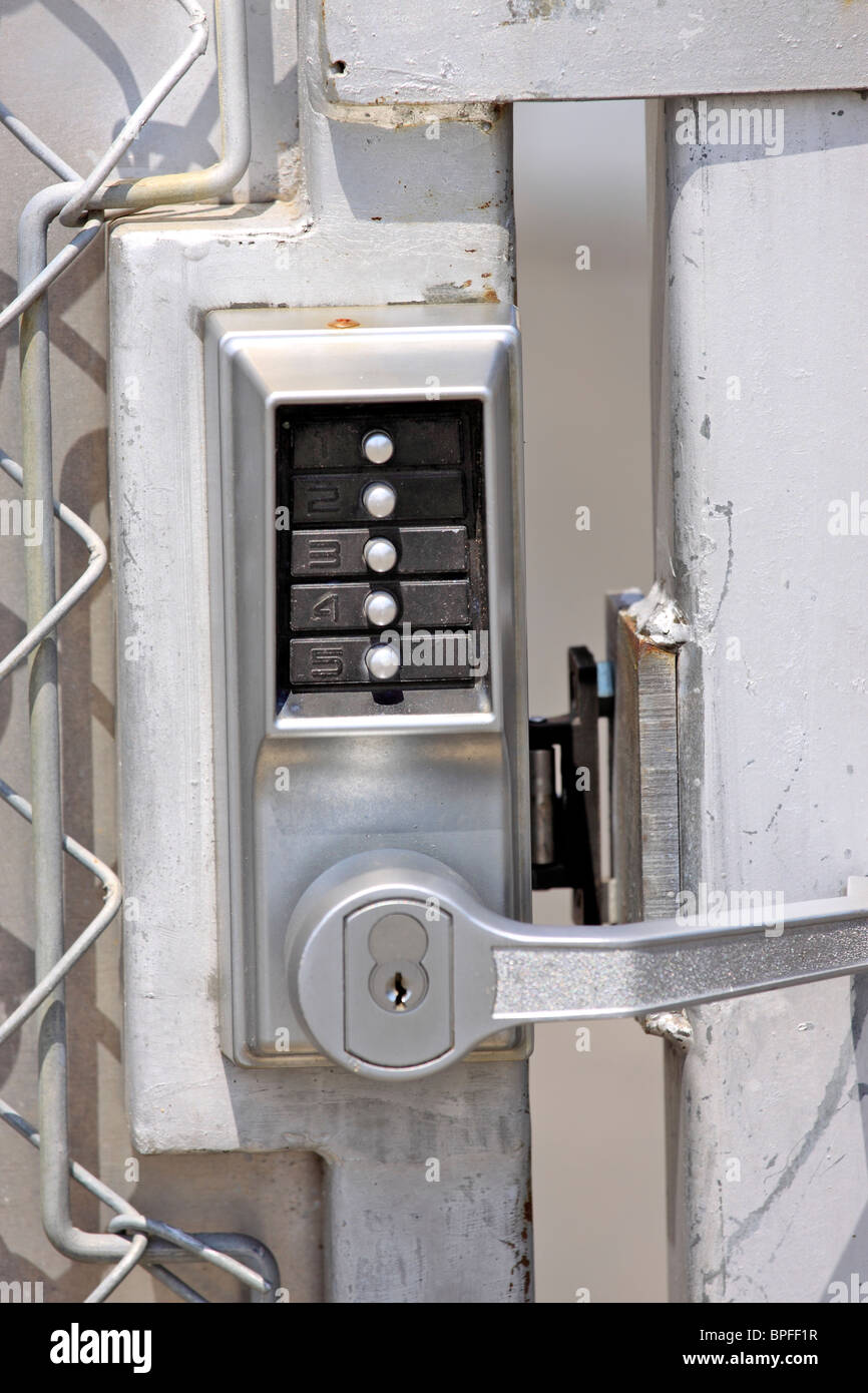 Cypher combination lock Stock Photo Alamy