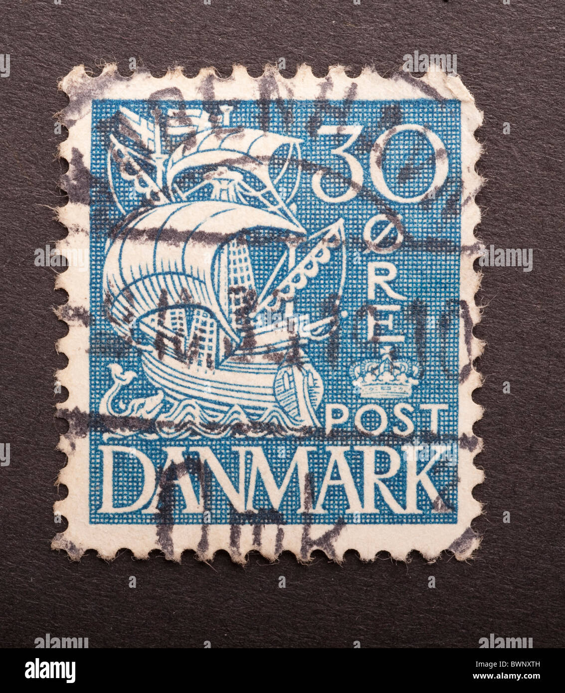 Denmark postage stamp hires stock photography and images Alamy