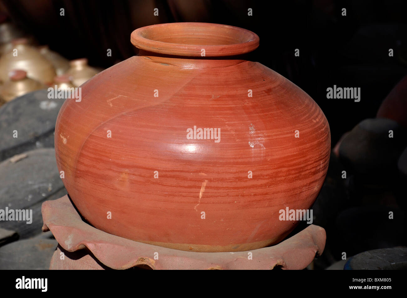 An earthen pot Stock Photo Alamy