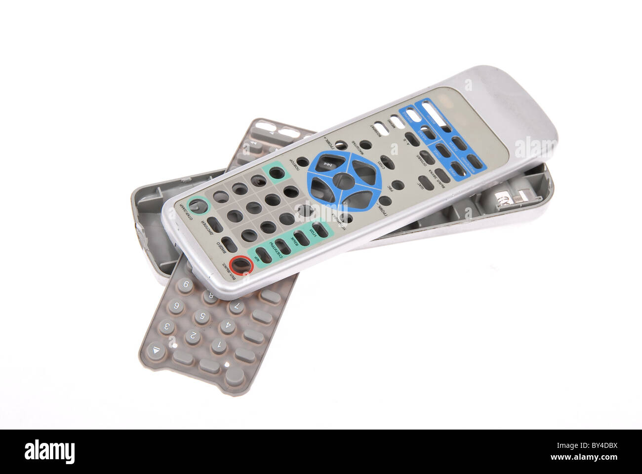 Broken remote control Stock Photo - Alamy