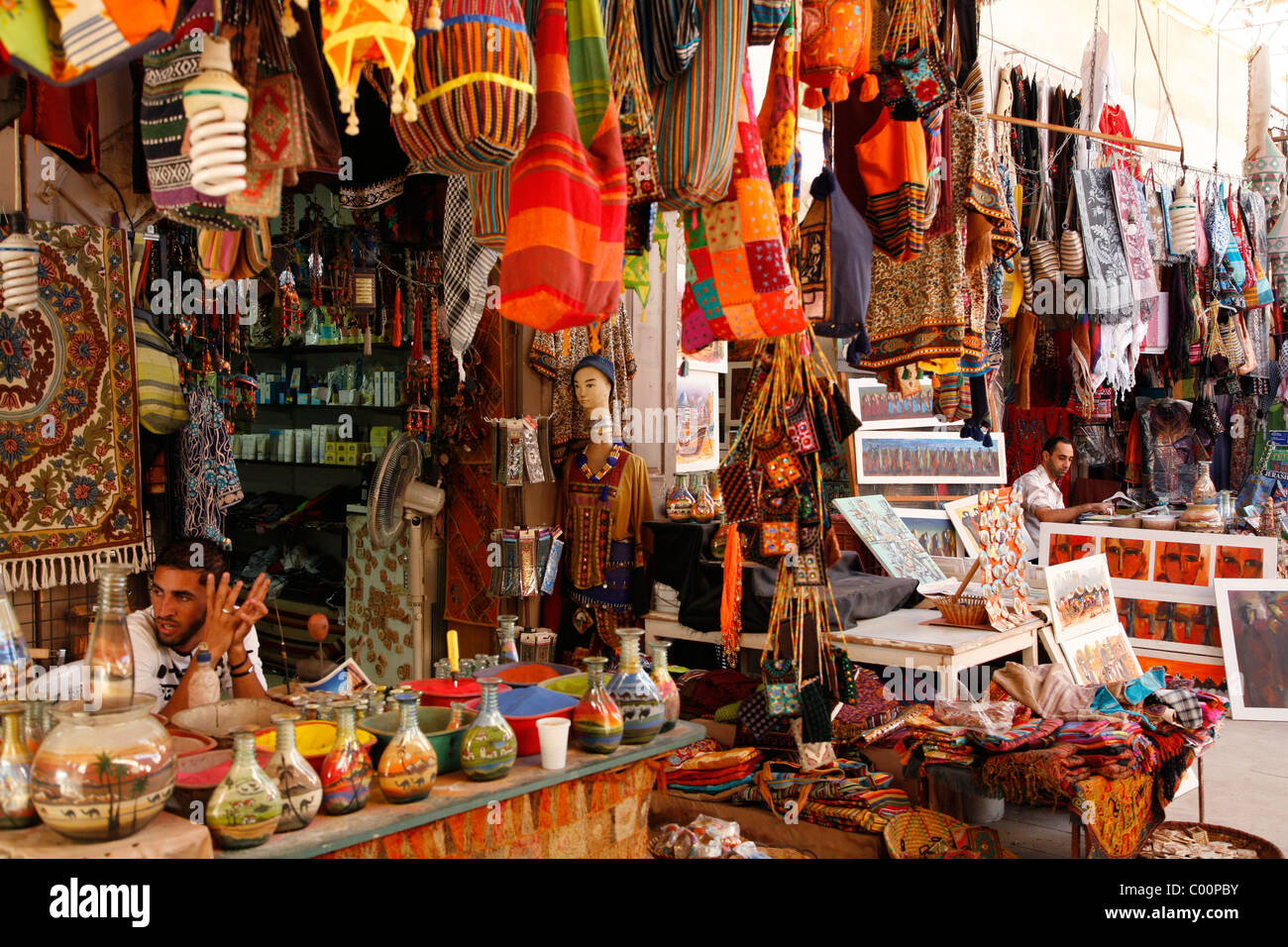 Souvenirs shop, Jerash, Jordan Stock Photo Alamy