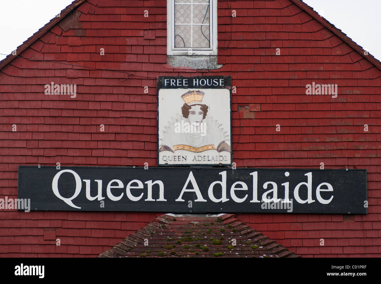Queen Adelaide Pub Sign Stock Photo Alamy