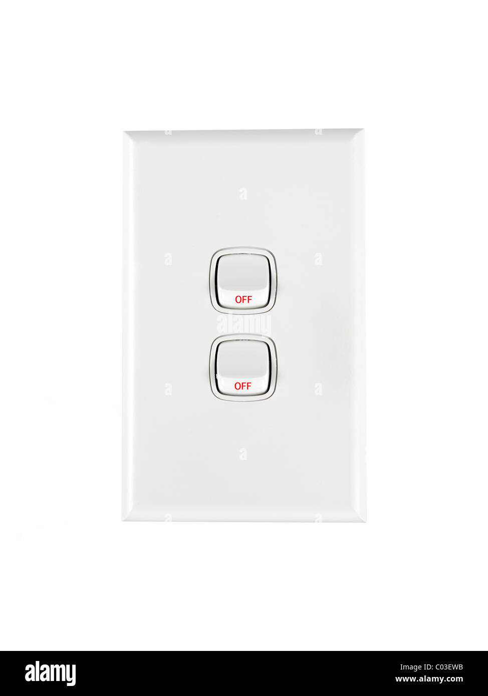 A light switch Stock Photo Alamy