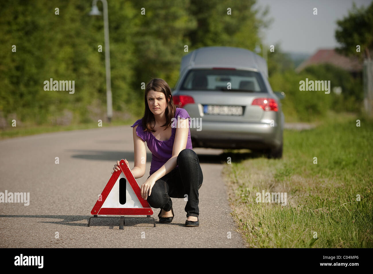 Car breakdown Stock Photo Alamy