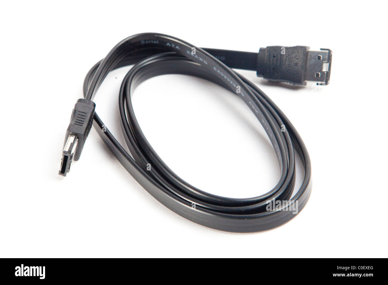 Standard esata cable Stock Photo Alamy