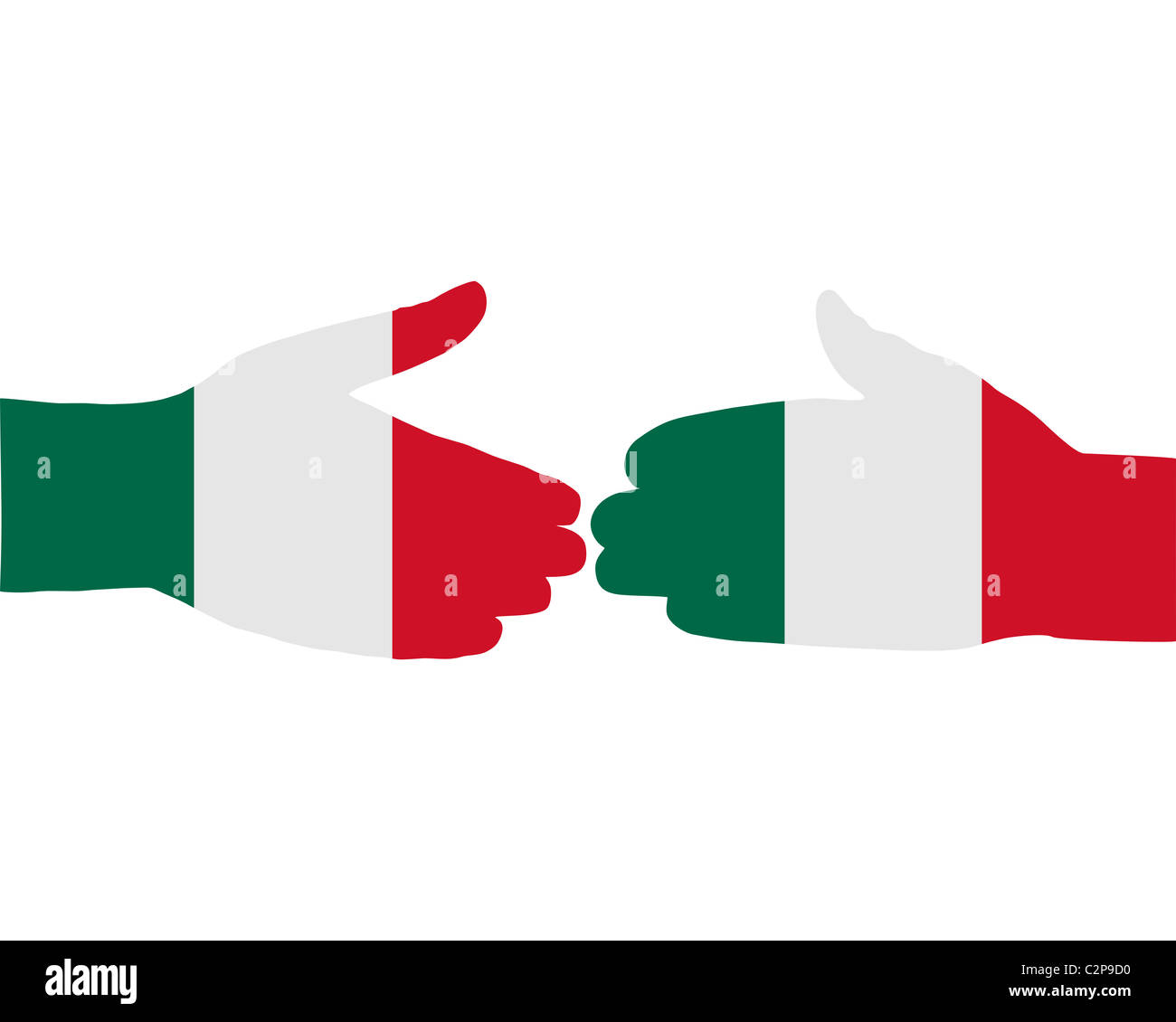 Mexico flag handshake hires stock photography and images Alamy
