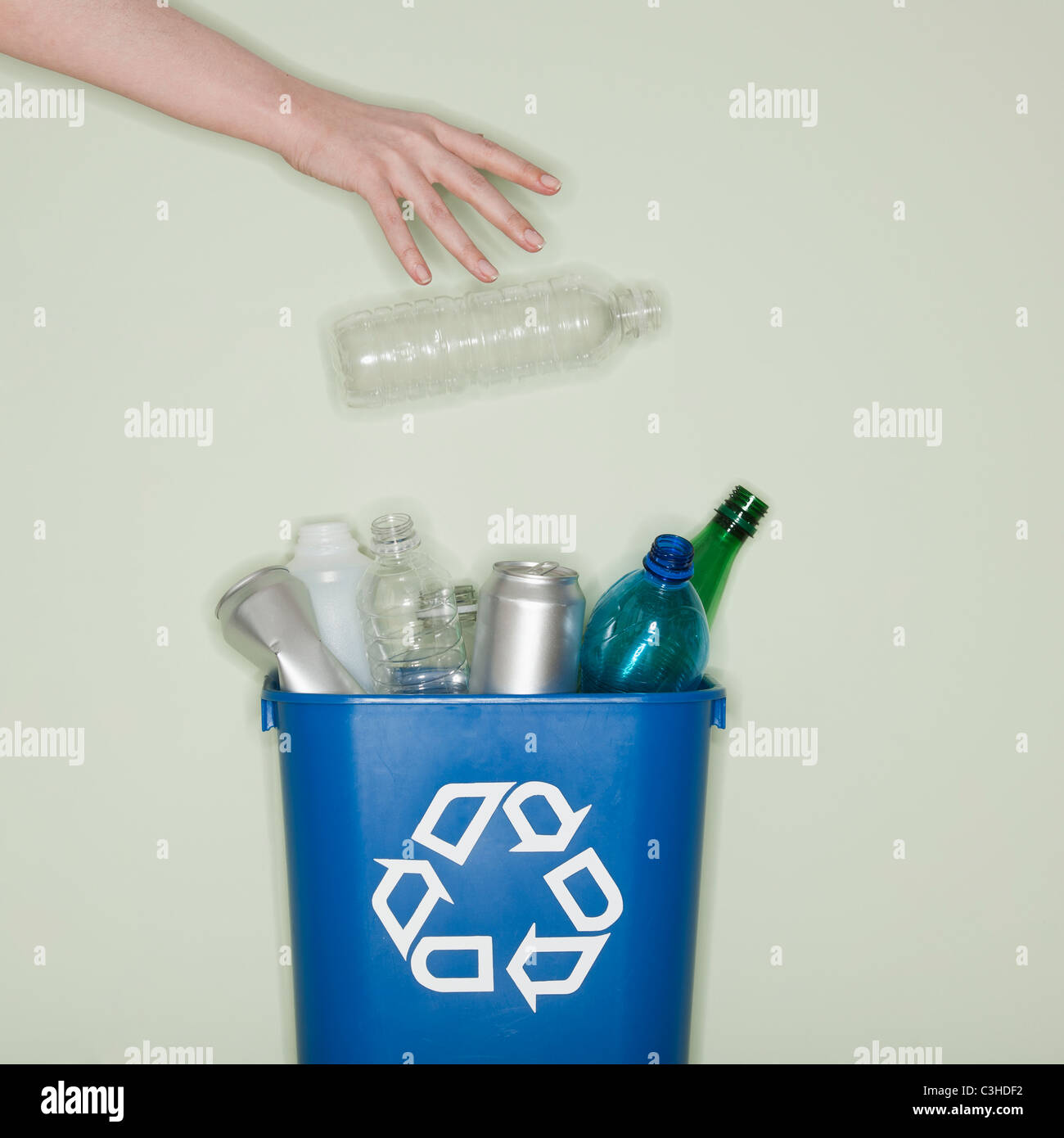 Plastic bottles recycling Stock Photo Alamy