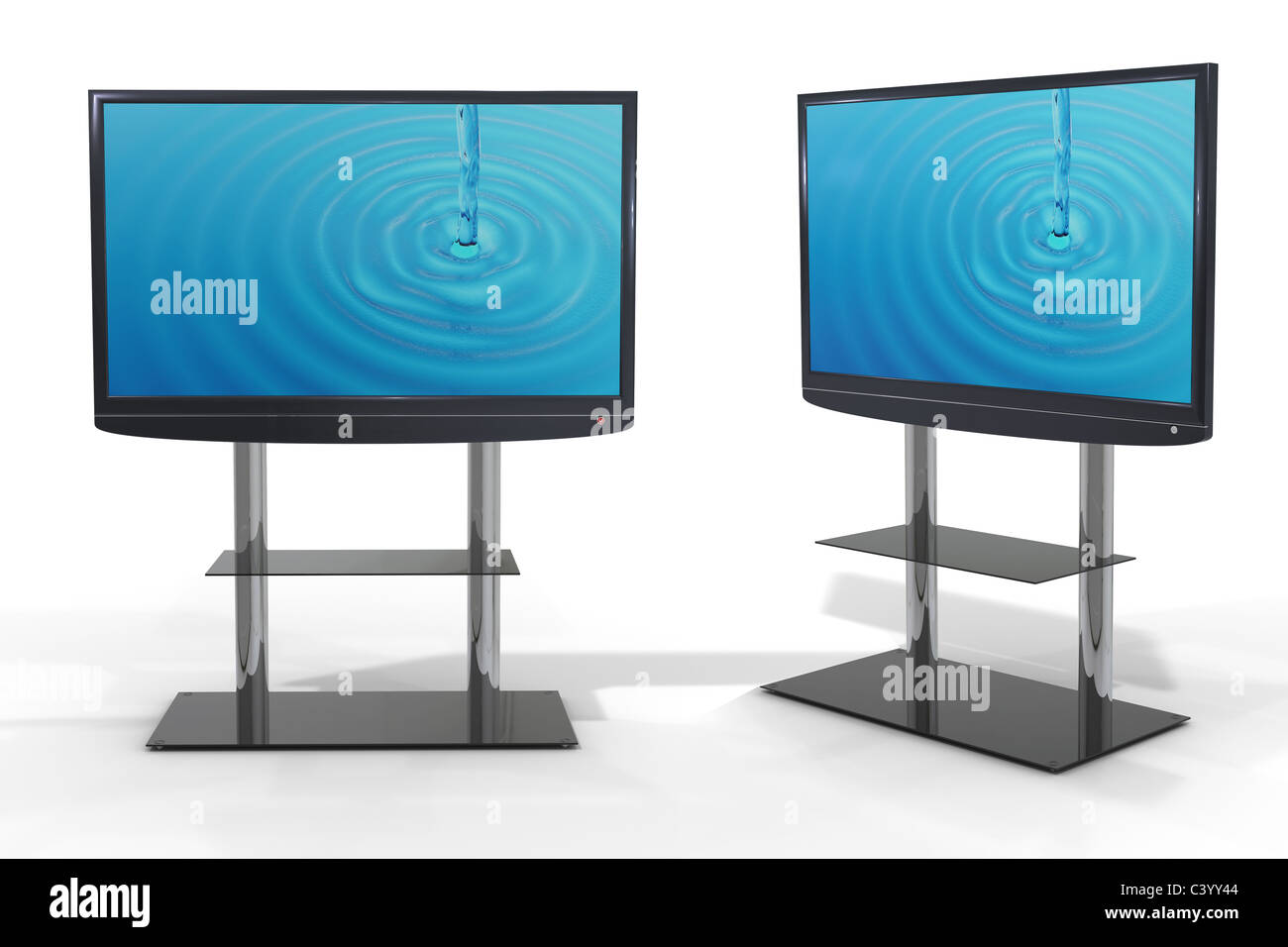 LCD TV set Stock Photo Alamy