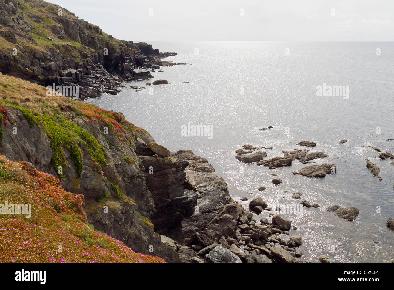 Lizard Point, Cornwall Stock Photo Alamy