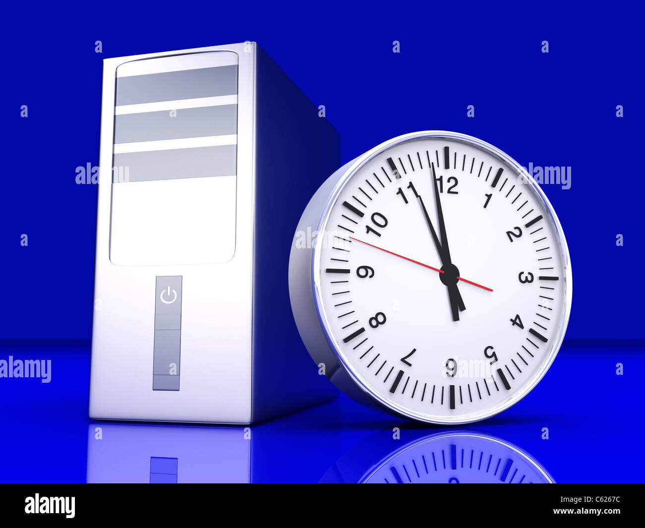 Digital time / server time Stock Photo Alamy
