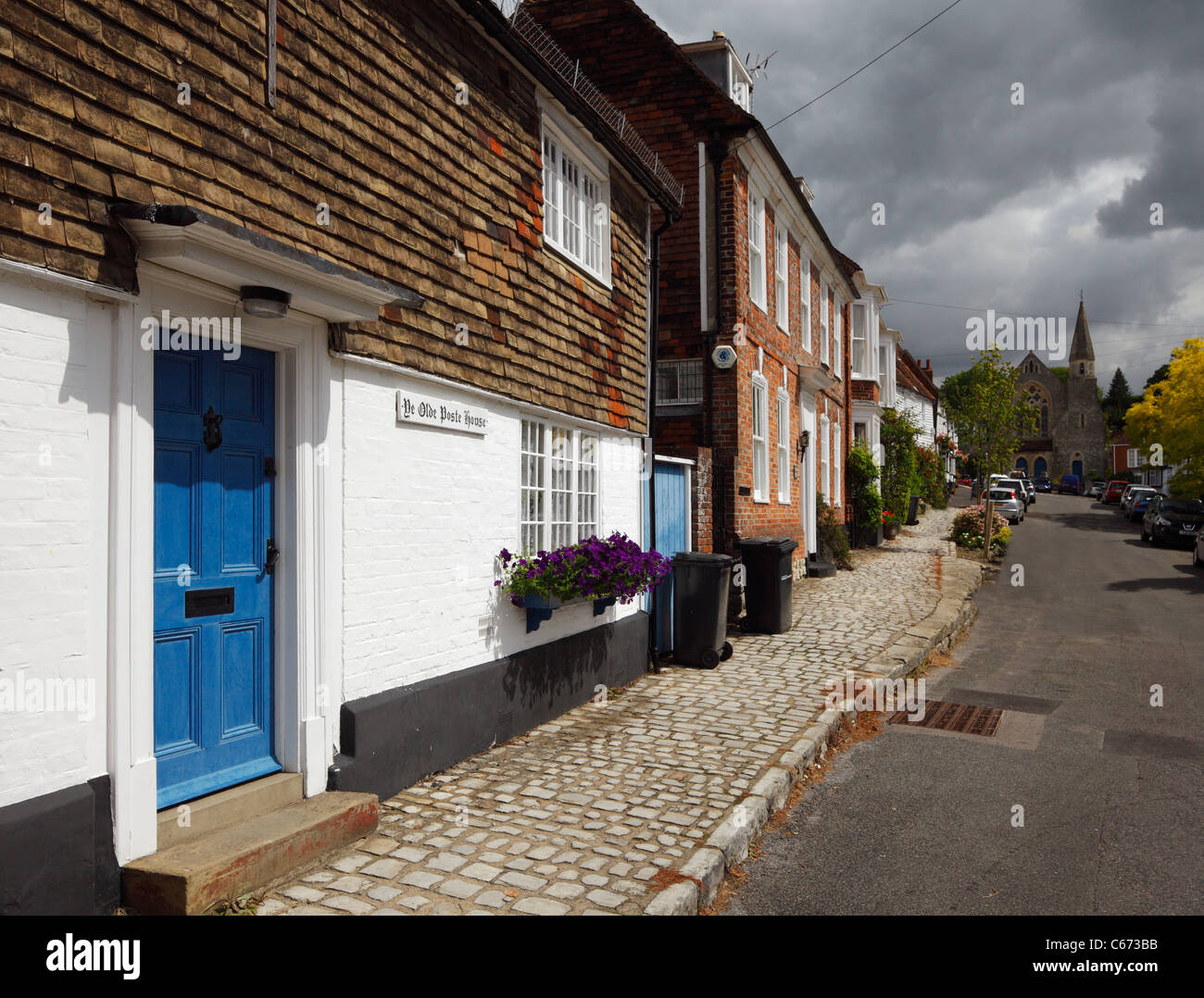Sutton Valence Stock Photo Alamy