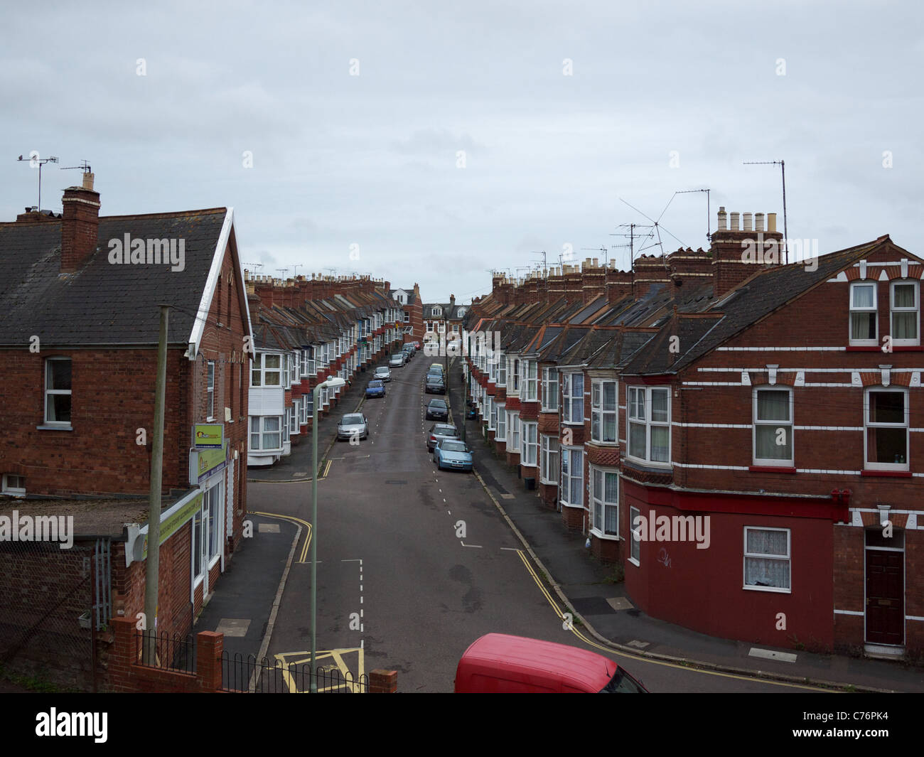 Rosebery Road, Exeter, Devon Stock Photo Alamy