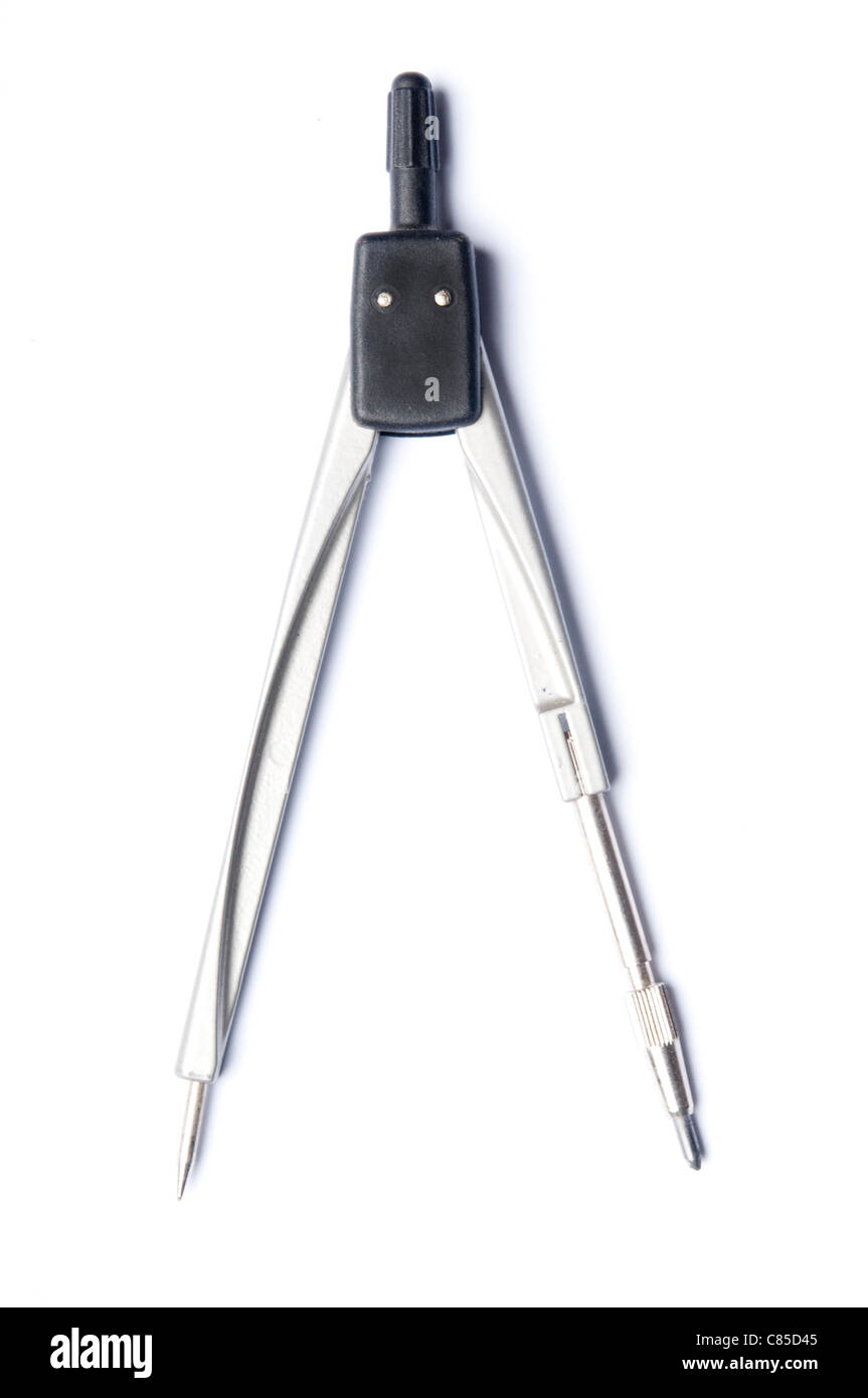 a technical drawing compass Stock Photo Alamy