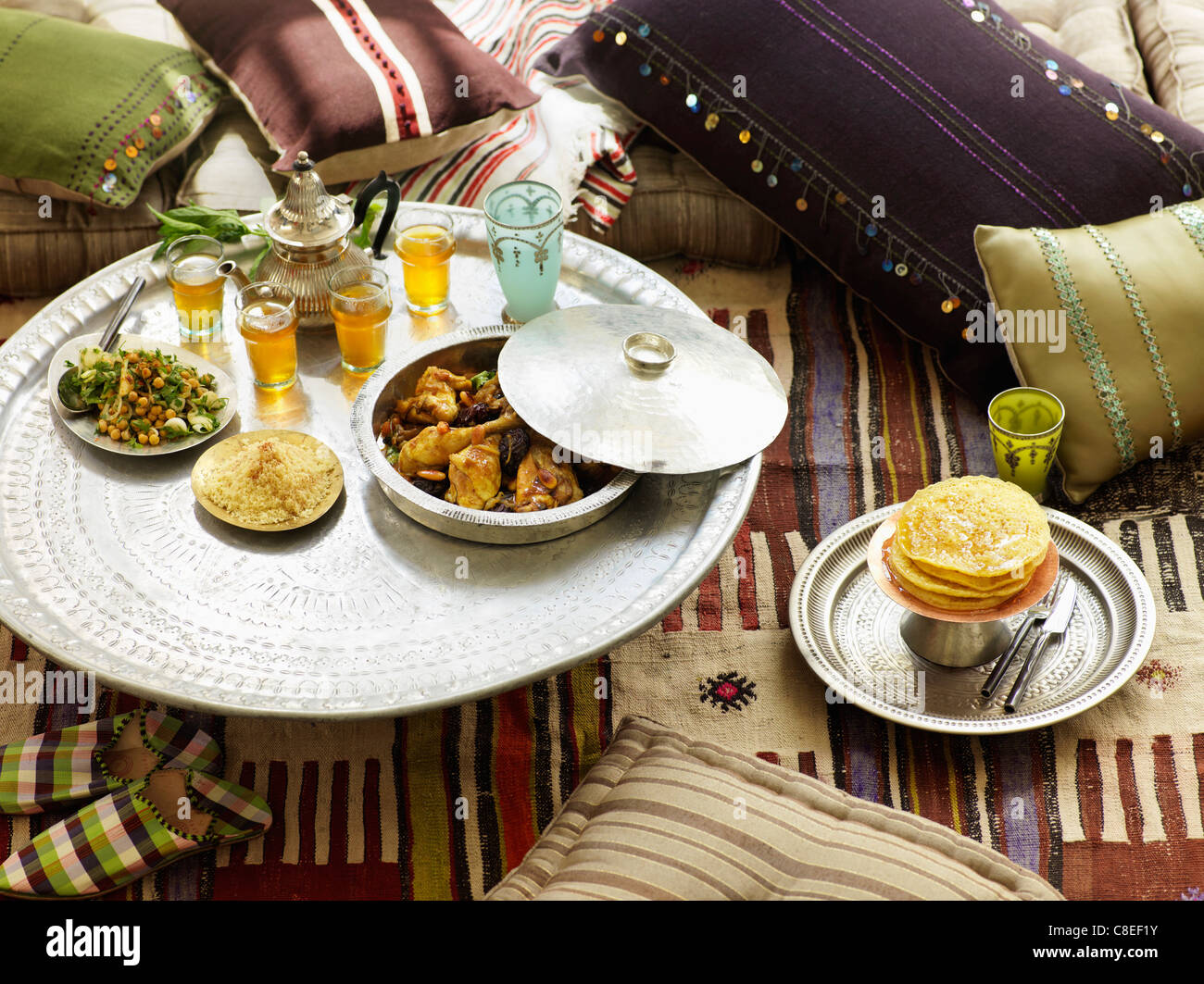 Moroccan lunch Stock Photo 39657127 Alamy