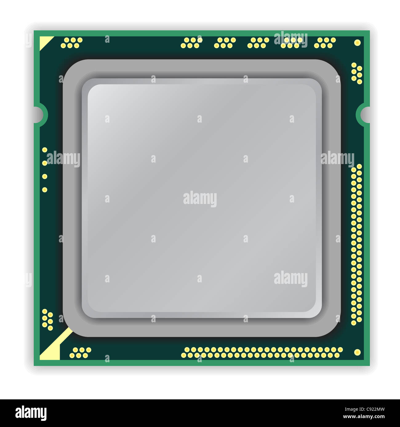 The modern multi core processor CPU computer Stock Photo Alamy