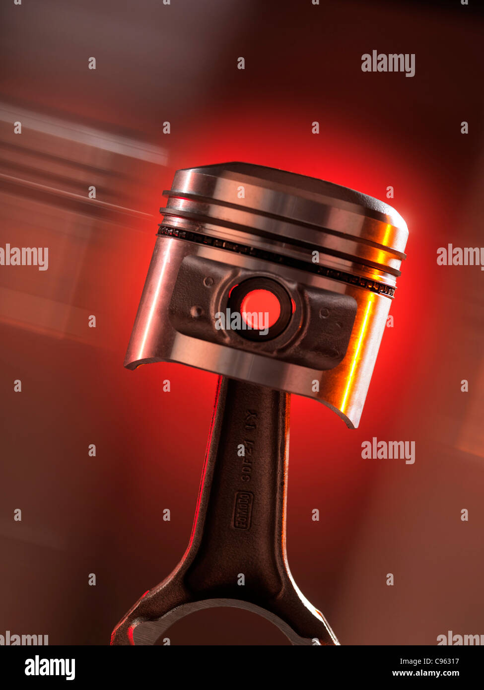 Car engine piston Stock Photo Alamy