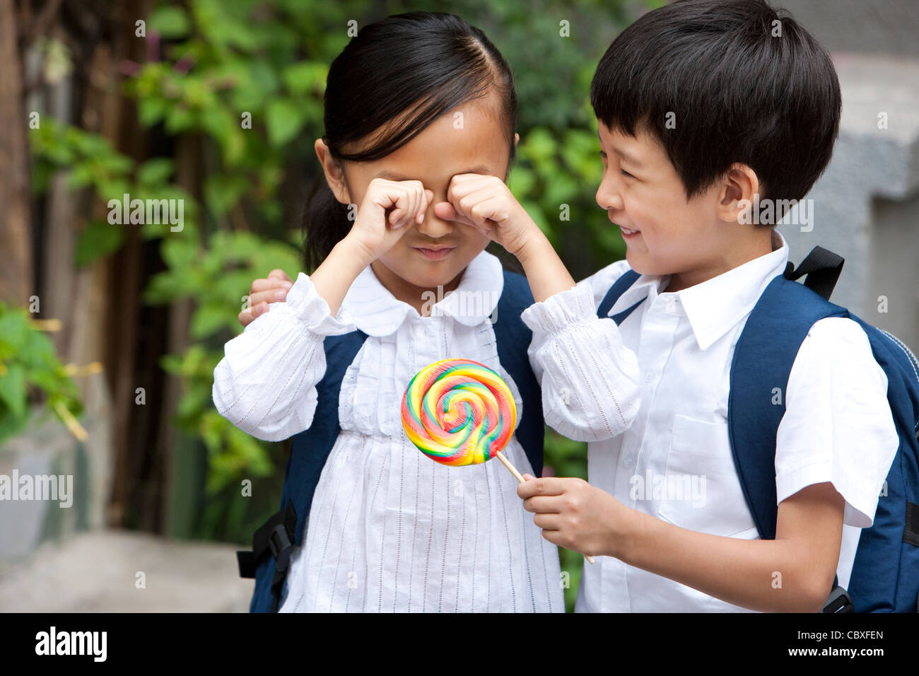 Consoling a friend Stock Photo Alamy