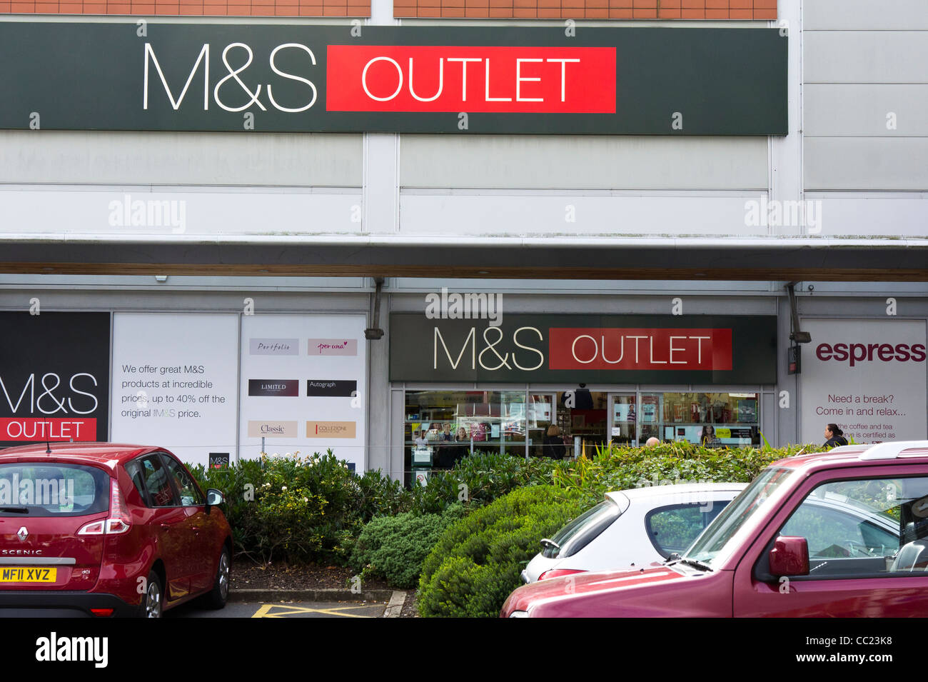 Marks & Spencer outlet Stock Photo Alamy