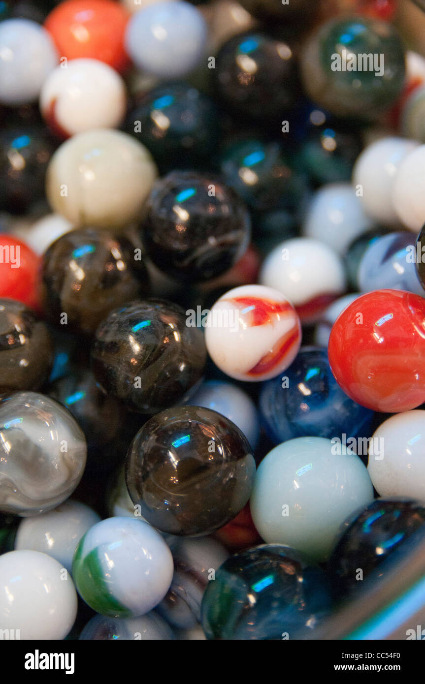 Assorted marbles Stock Photo Alamy