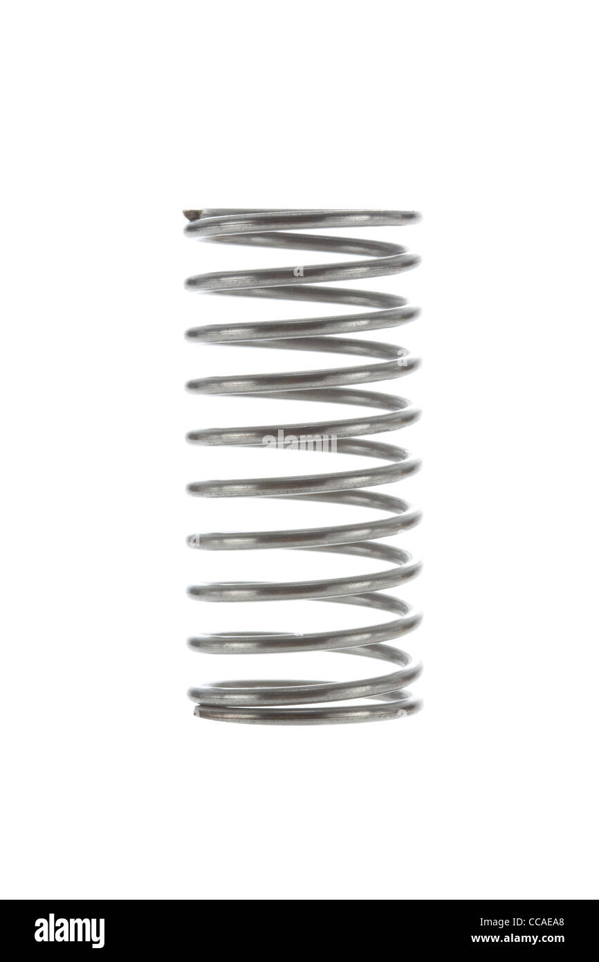 Coiled Spring Stock Photo Alamy