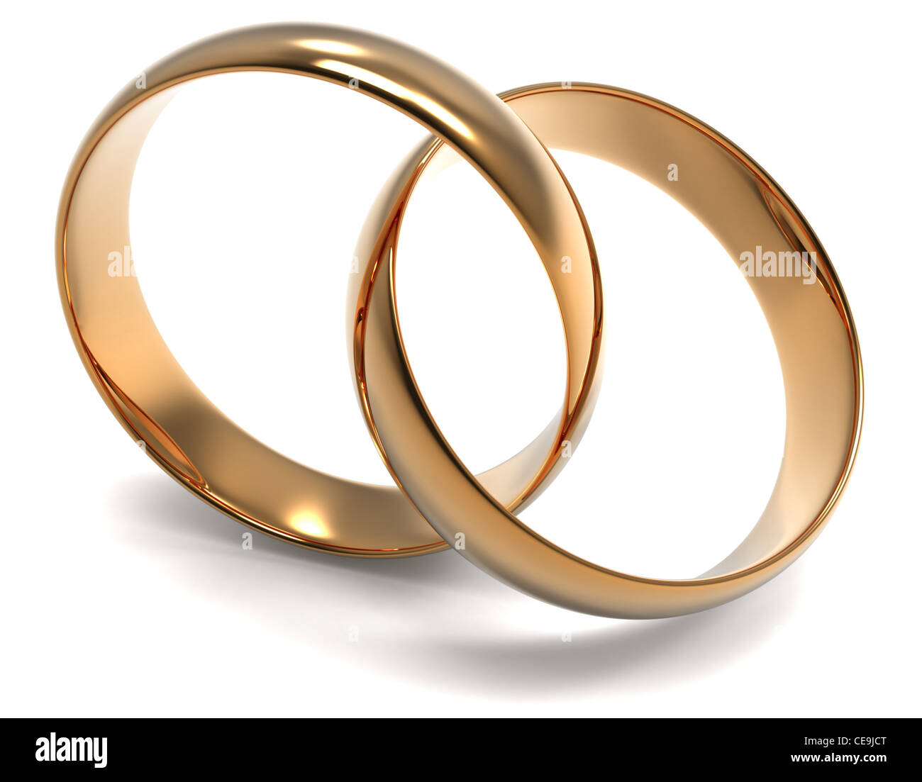 Two golden ring Stock Photo Alamy