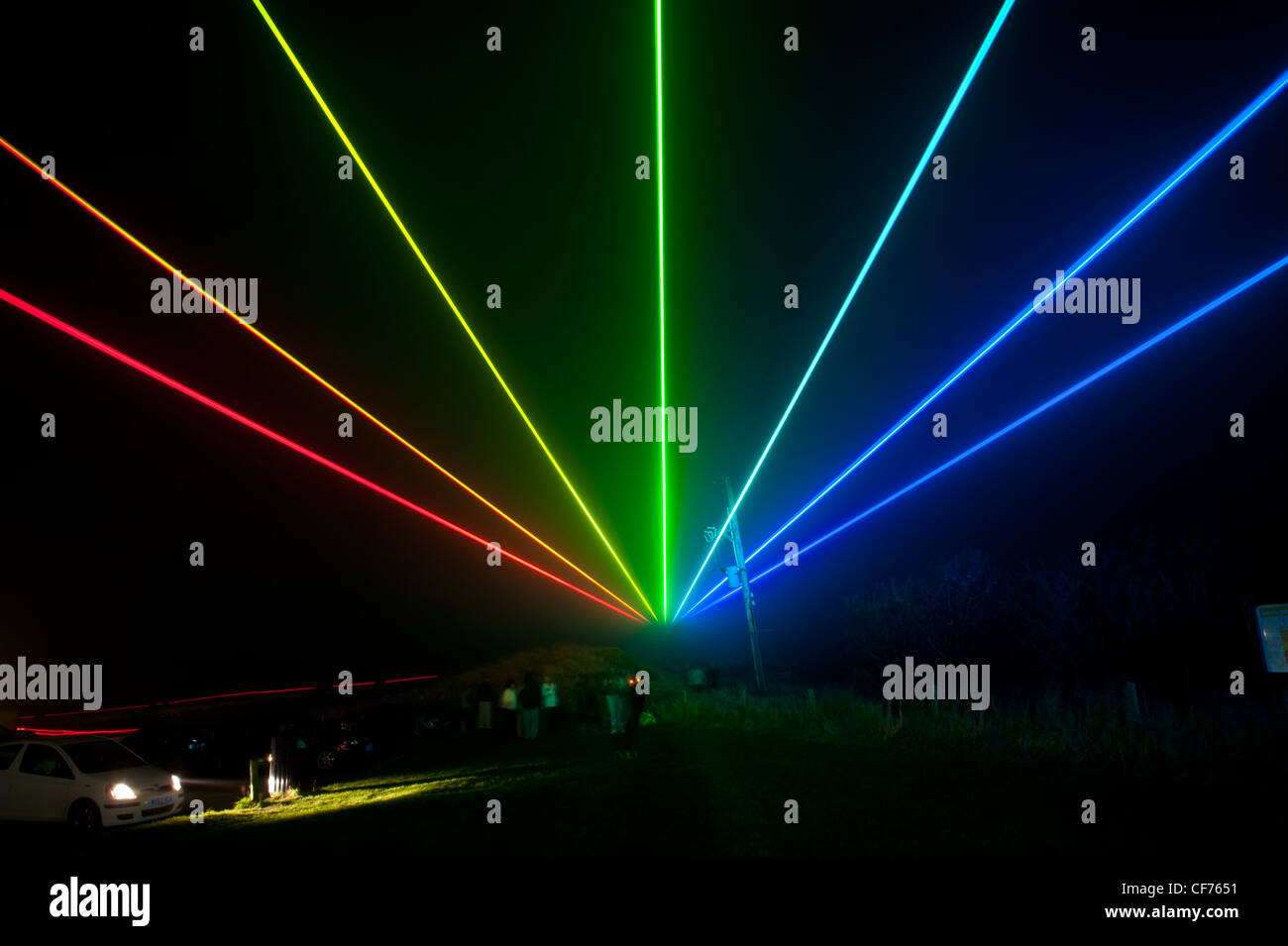 Olympic Rainbow Lights Stock Photo Alamy