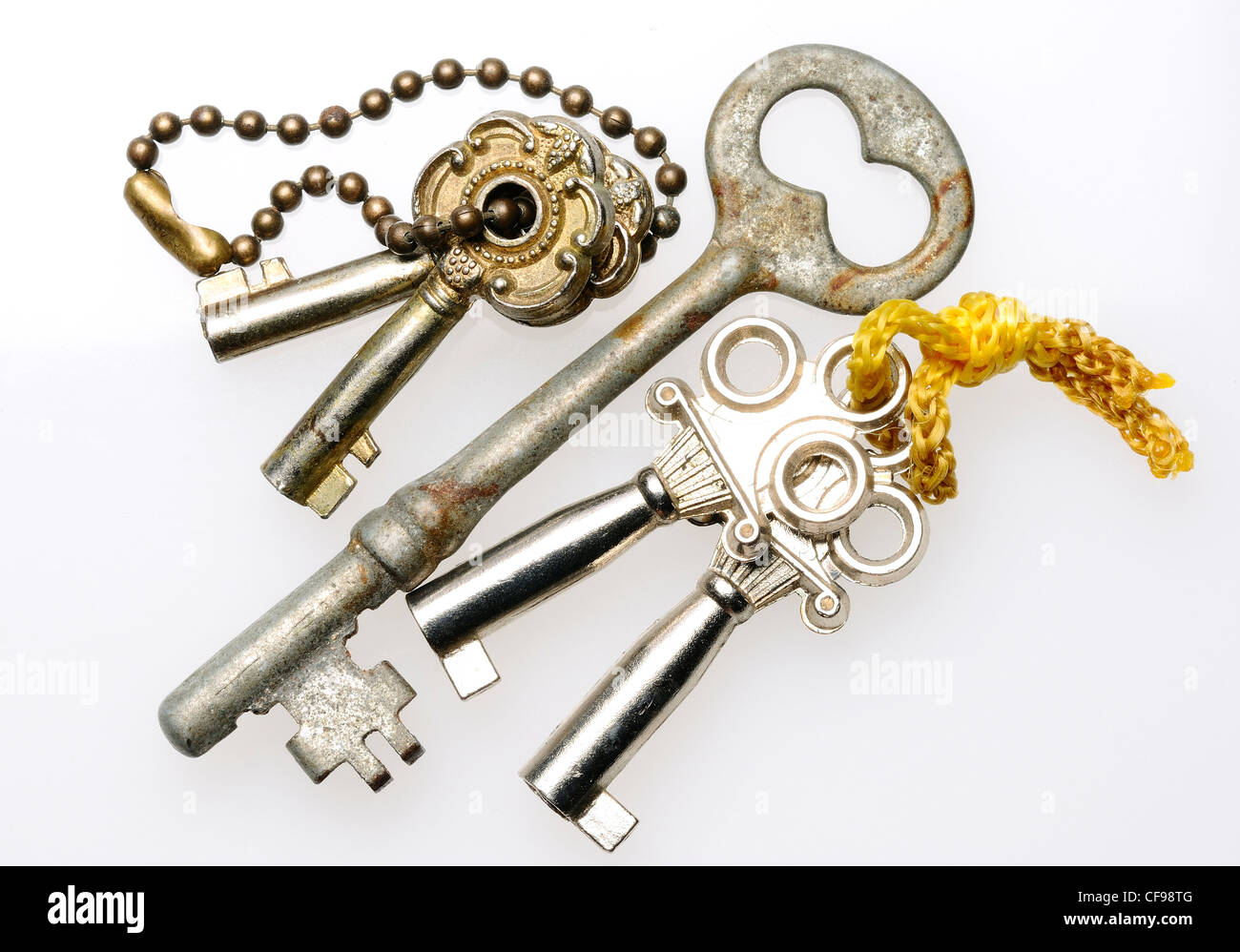 Assorted Antique Keys Stock Photo Alamy