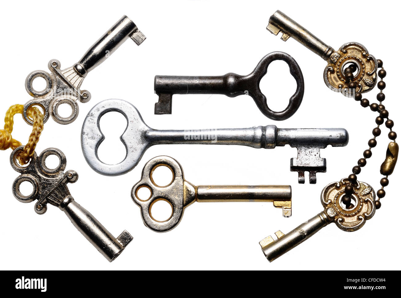 Assorted Antique Keys Stock Photo Alamy