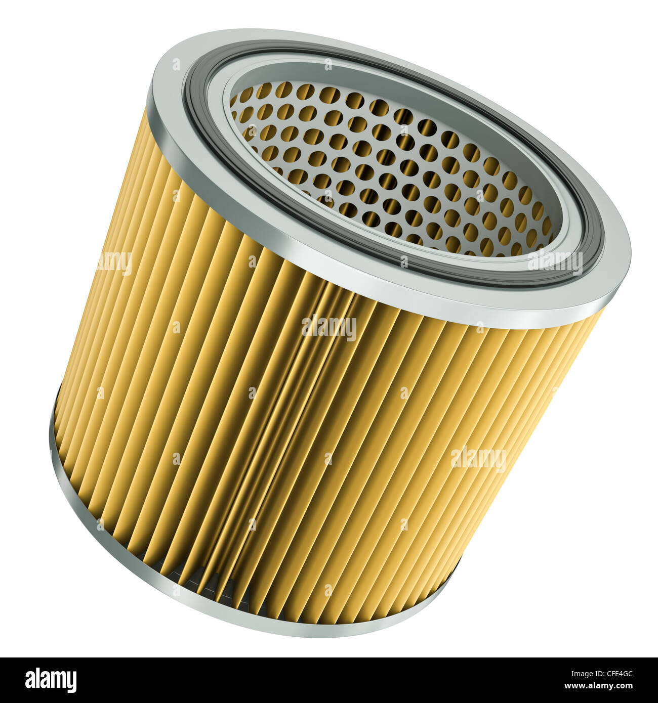 Car engine air filter. 3D render Stock Photo Alamy
