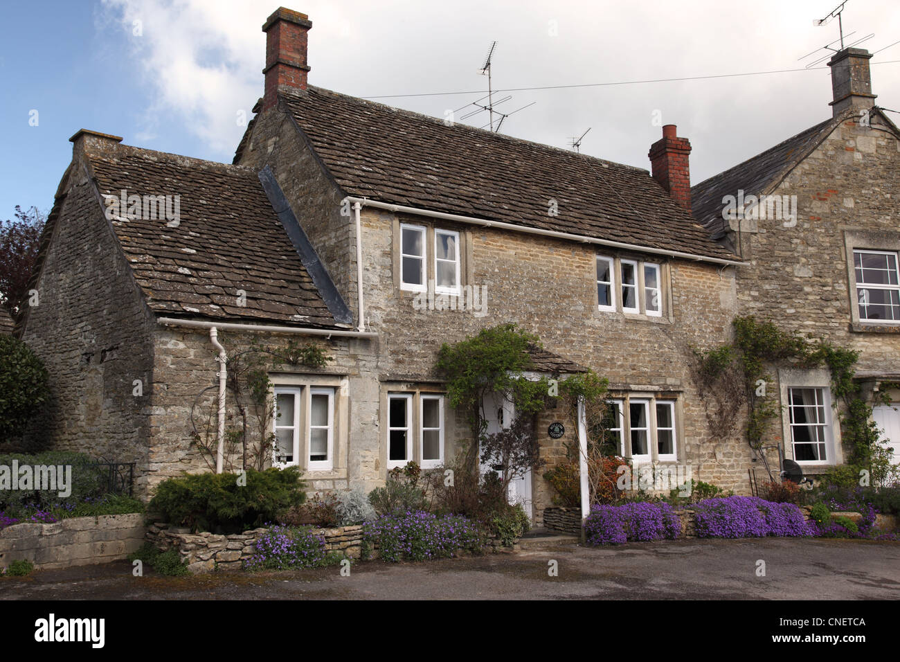 Stone cottage in Biddestone, Wiltshire Stock Photo 47655002 Alamy