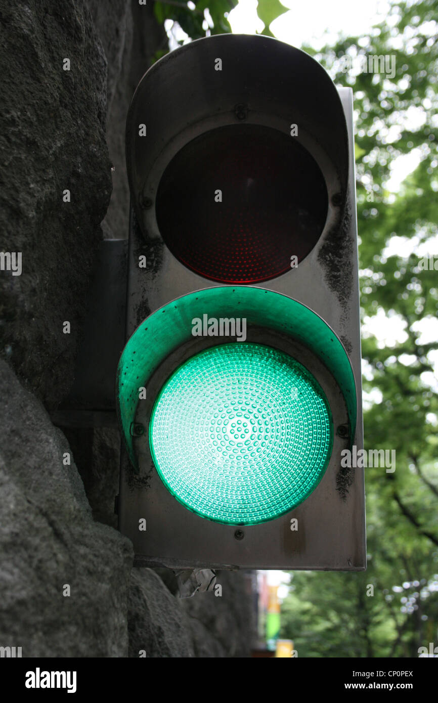 green light on Stock Photo Alamy