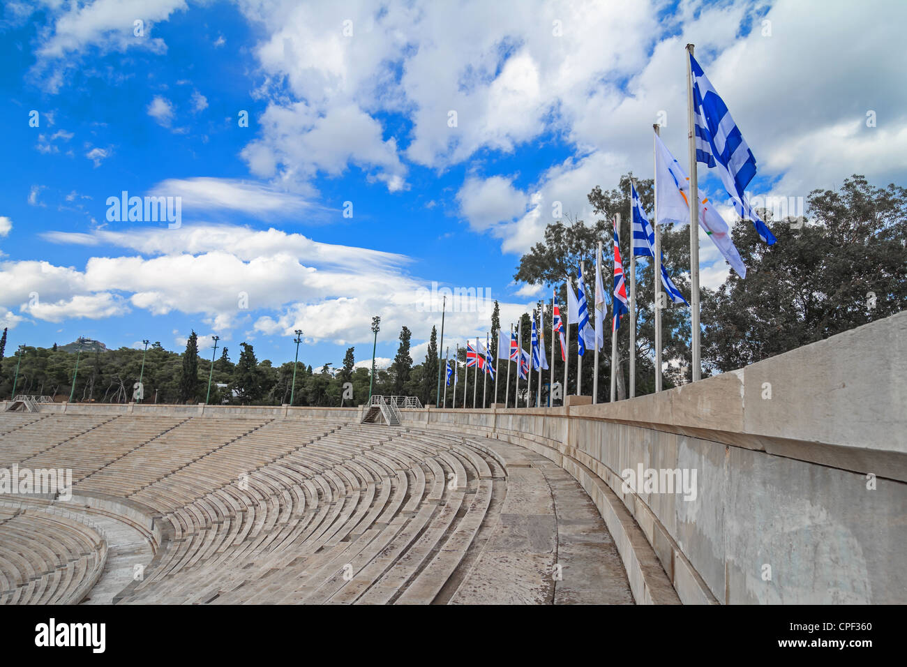 Waving flag olympic games hi-res stock photography and images - Alamy
